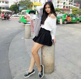 Áo lệch vai tri ân