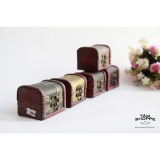 Rương cổ Vintage mini No.9 TAN