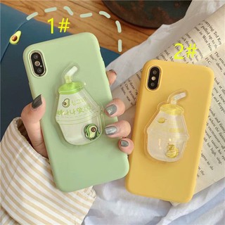 Ốp lưng TPU mềm đắp hình hộp sữa dễ thương cho điện thoại OPPO A5 A9 2020 A3S A5S A7 F7 F9 F11 pro R17