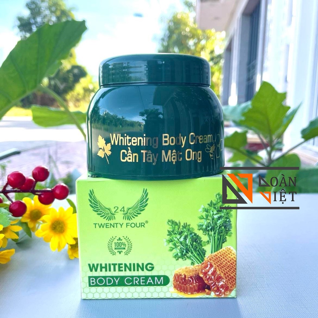 Kem DƯỠNG TRẮNG DA TOÀN THÂN - Cần tây Mật ong TWENTY FOUR 250g . Dưỡng trắng da, giữ ẩm, chống nắng- Không gây kích ứng
