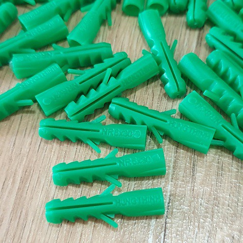 Bộ 2 Loại Vít Đầu Bằng 4 Ly (4x30mm) + Tắc Kê Râu 6 Ly (6x30mm) - 50 con mỗi loại