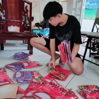 [KHUYẾN MÃI] Bộ Mì Tôm cho bé THUN 3D