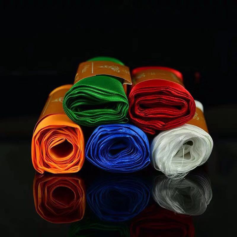 [PHÁP BẢO MINH CHÂU] Bộ 5 Khăn Ban Phước 2,6m (Bộ) - LỤA CHẤT LƯỢNG CAO