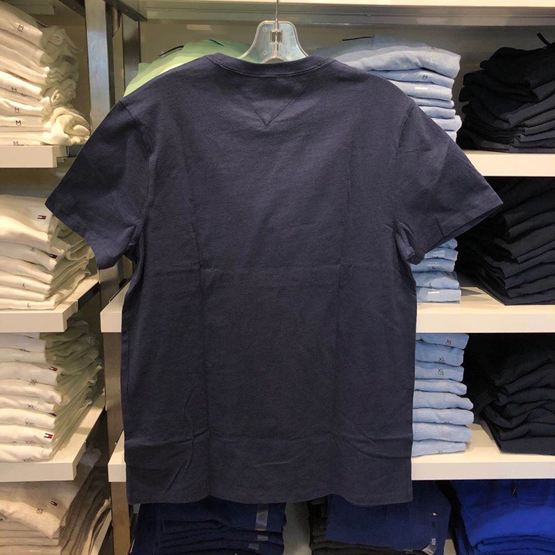 Áo thun cotton in logo đơn giản size S-5XL cho nam và nữ