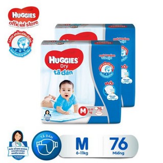 Gói tã dán huggies m74/l68/xl62