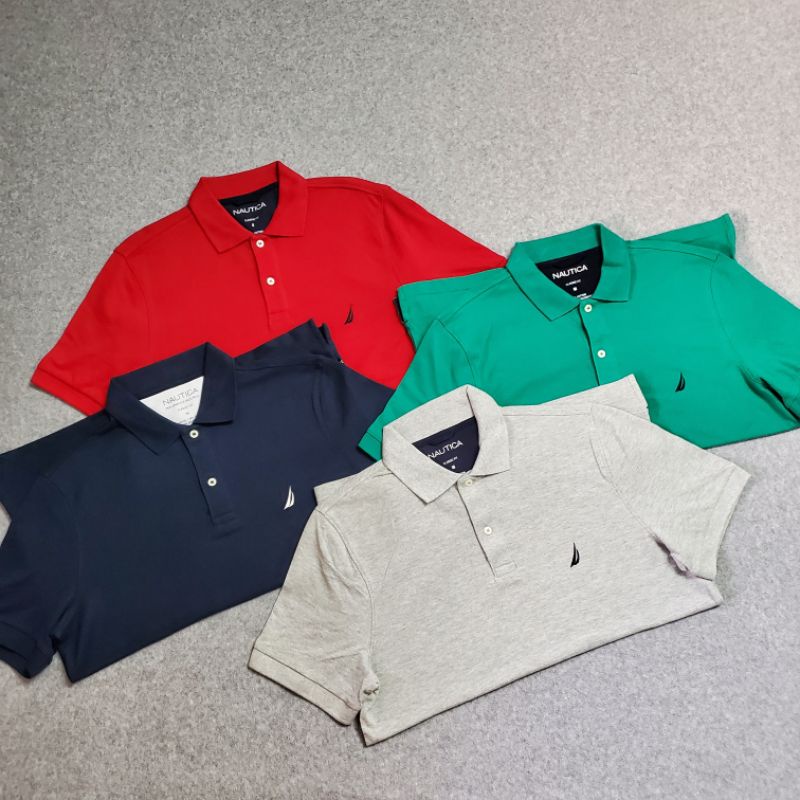 Áo thun polo trơn nam Nautica