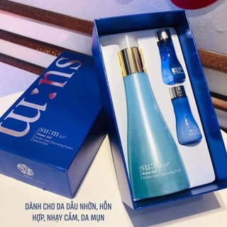set gel rửa mặt sum37