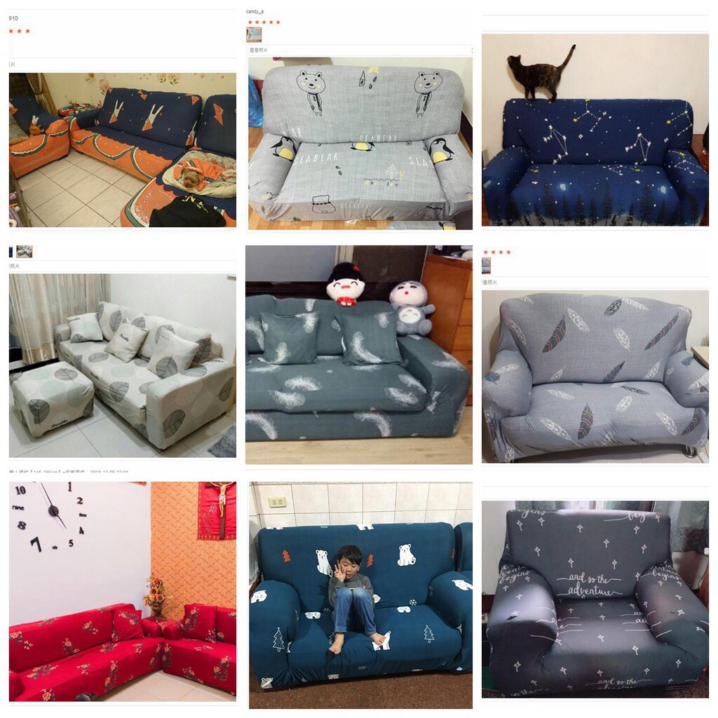 Tấm bọc sofa tại nhà họa tiết xanh sang trọng cho ghế 1,2,3,4 chỗ