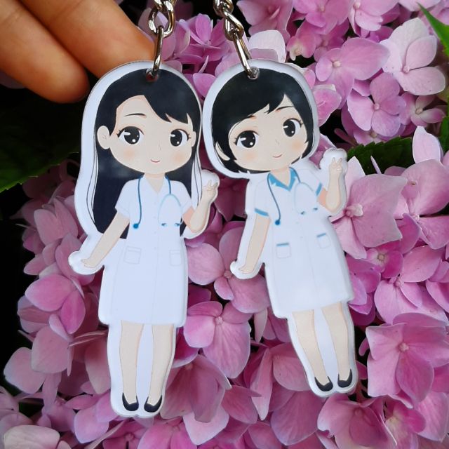 Móc khóa bác sĩ, y tá