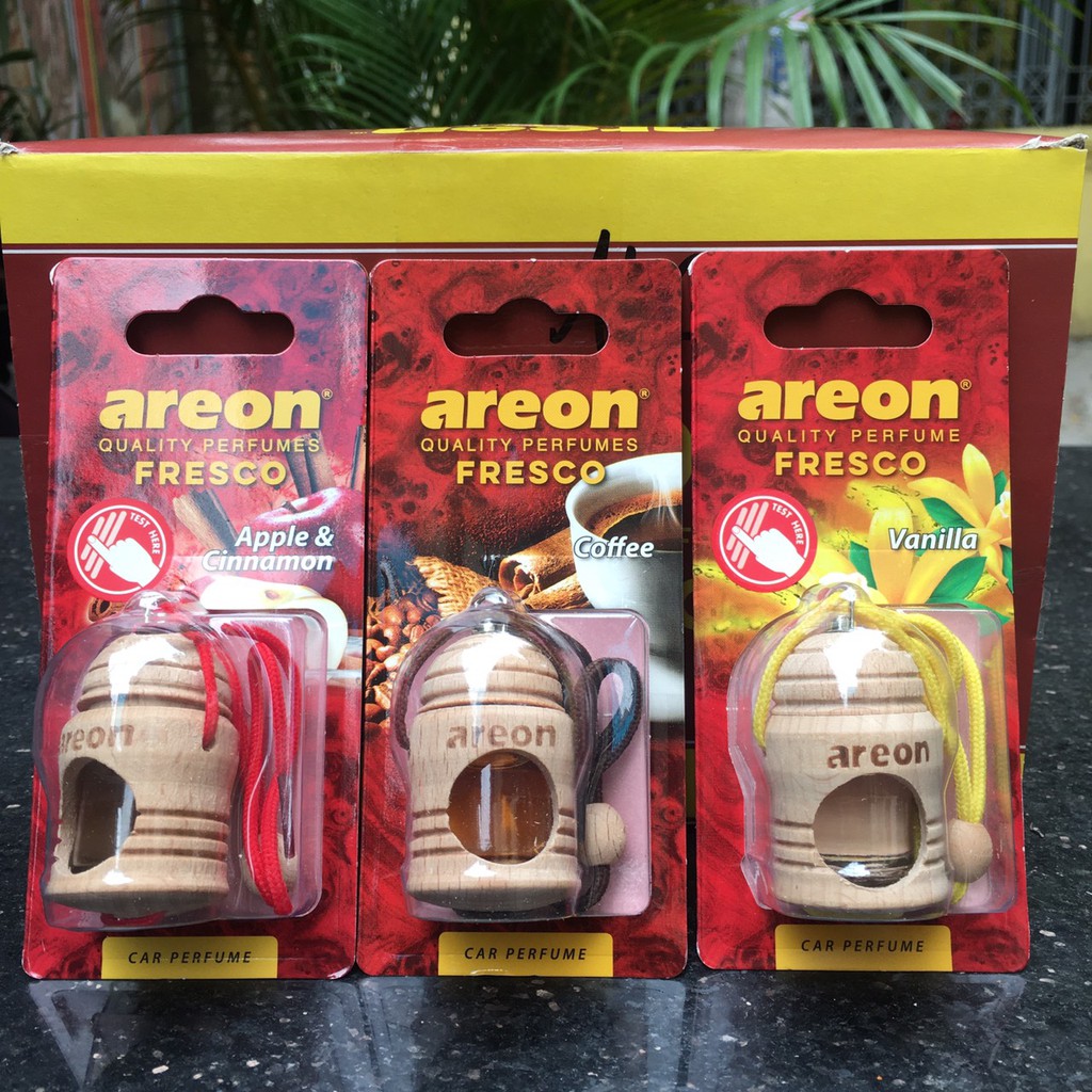 Tinh Dầu Khử Mùi Ô Tô Xe Hơi Cao Cấp - Areon Fresco (nhiều mùi)