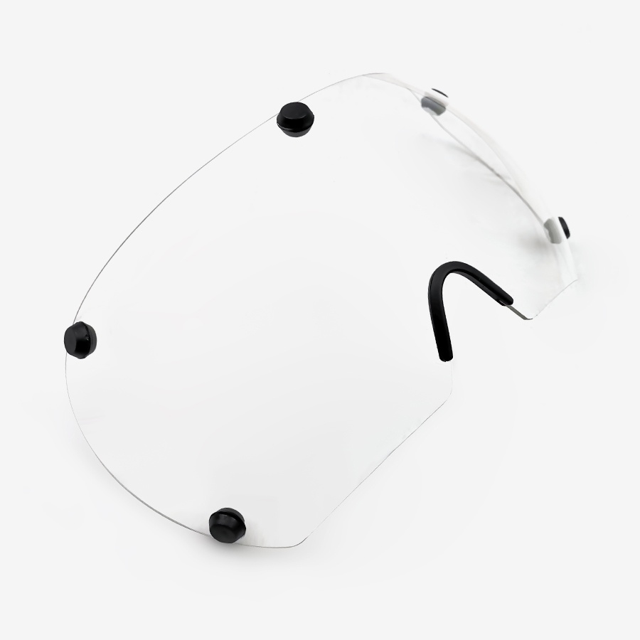 Kính Gắn Mũ Bảo Hiểm Xe Đạp Trong Suốt Màu Xám Triathlon tt