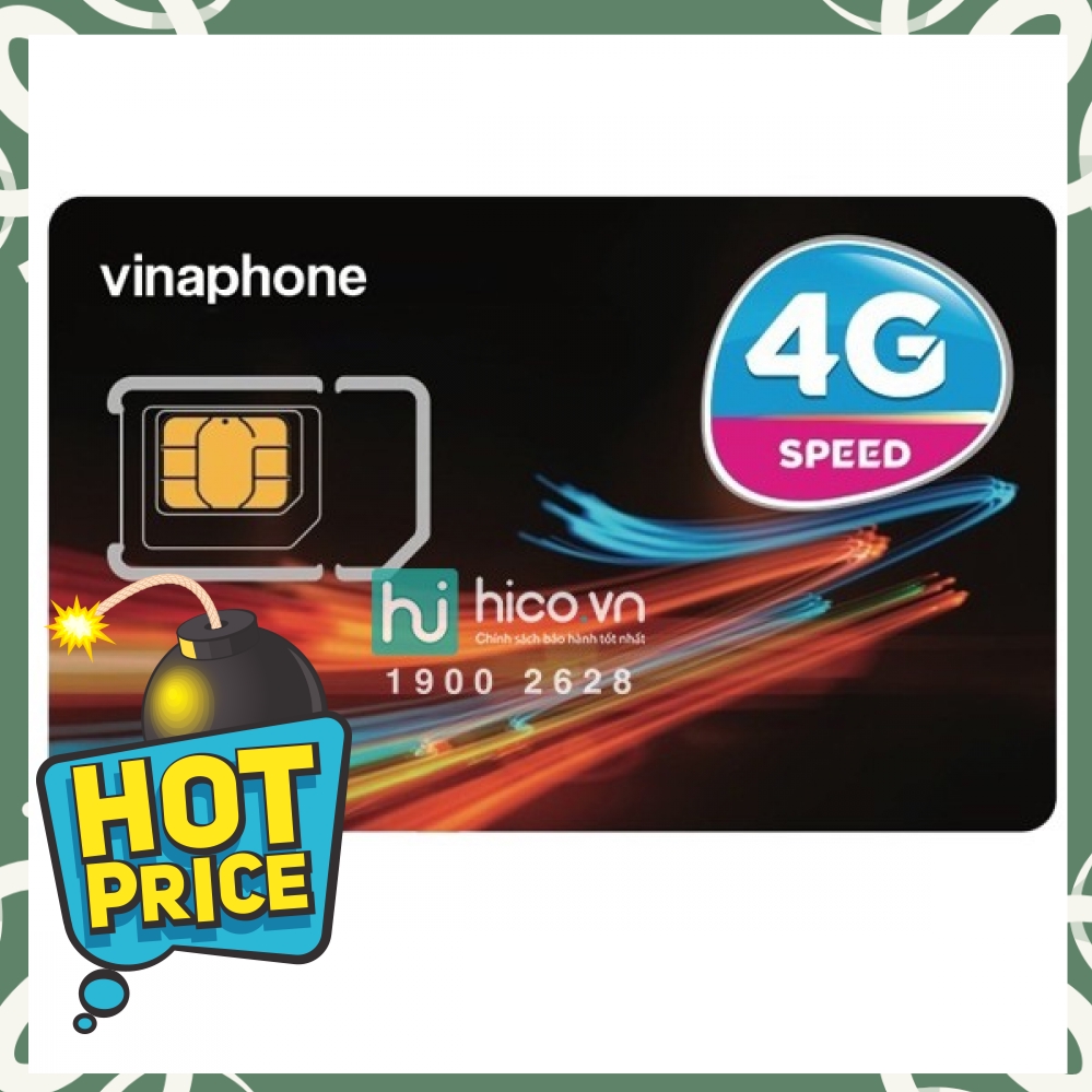 Sim 4G Vinaphone D500 Trọn Gói 12 tháng Không Cần Nạp Tiền