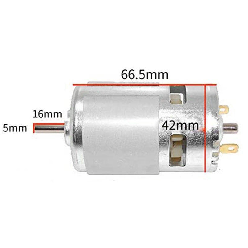 Electric Motor 775 DC Motor with Seat Mounting Bracket Brush Small DC