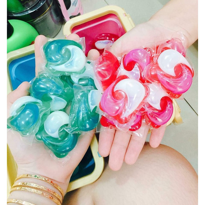 Combo 6 hộp viên giặt Gel ball 3D 18v - viên giặt Nhật Bản - viên giặt gelbal