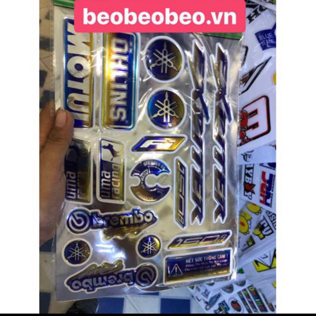 Exciter bộ tem màu titan