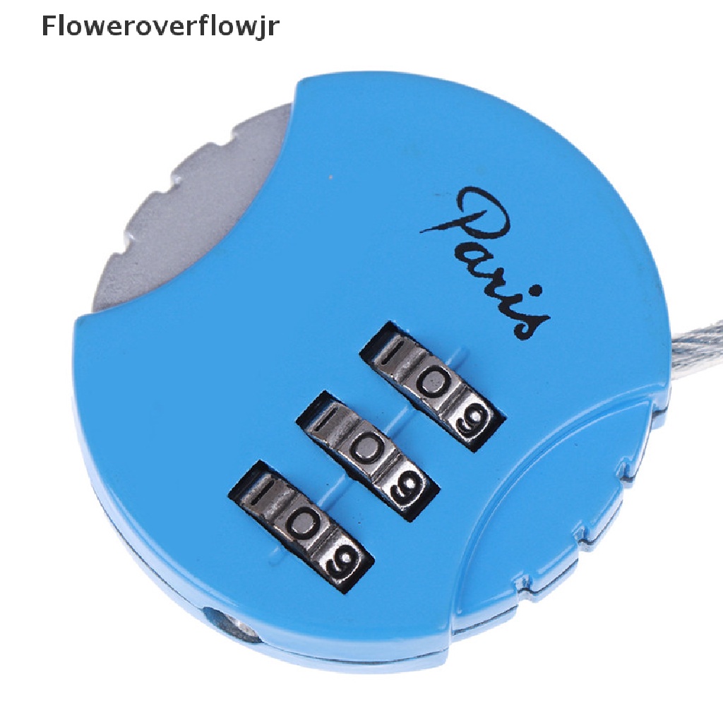 1 Ổ Khóa Hành Lý Du Lịch 3 Chữ Số 3.7 * 9cm