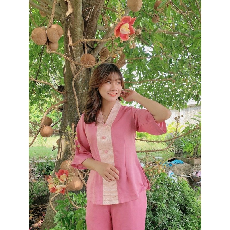 Áo Lam Đi Chùa # BÀ LAI PHỐI  VẢI LỤA GIÁ RẺ VÔ ĐỊCH
