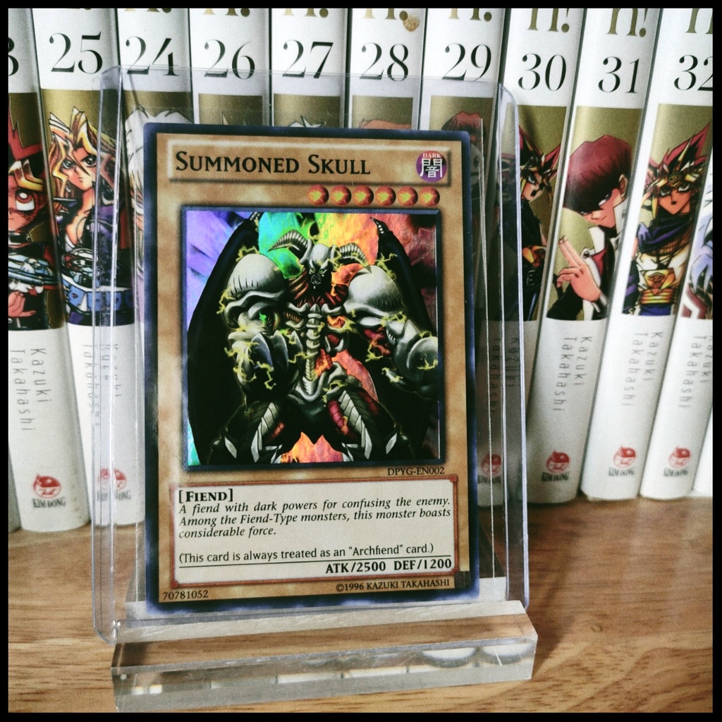 Thẻ bài yugioh chính hãng Triệu hồi Demon - Summoned Skull  – SUPER RARE