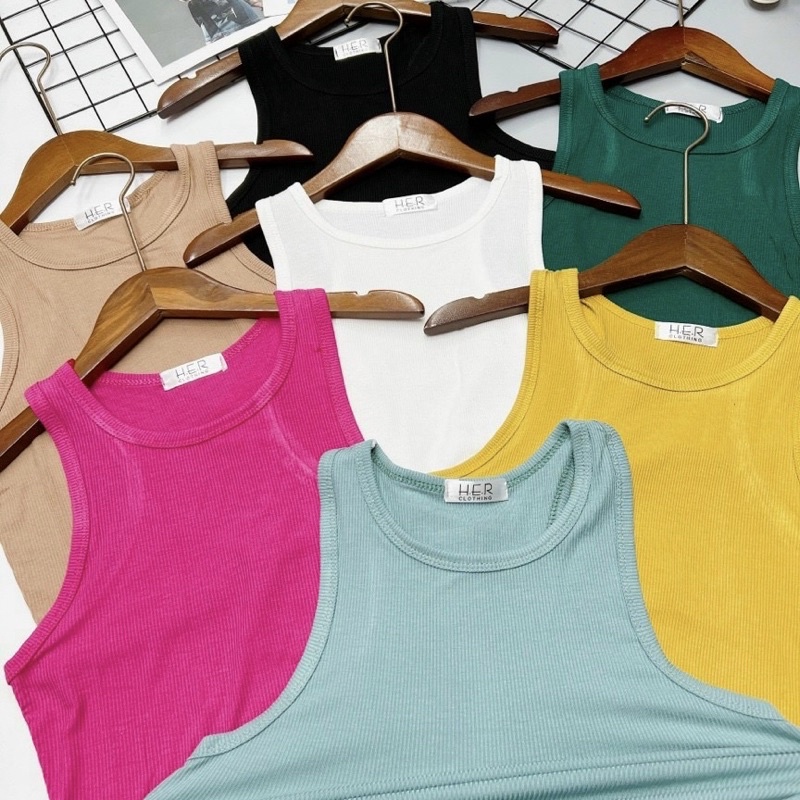 Áo Thun Nữ Ba Lỗ Sát Nách Nhiều Màu Siêu Co Giãn