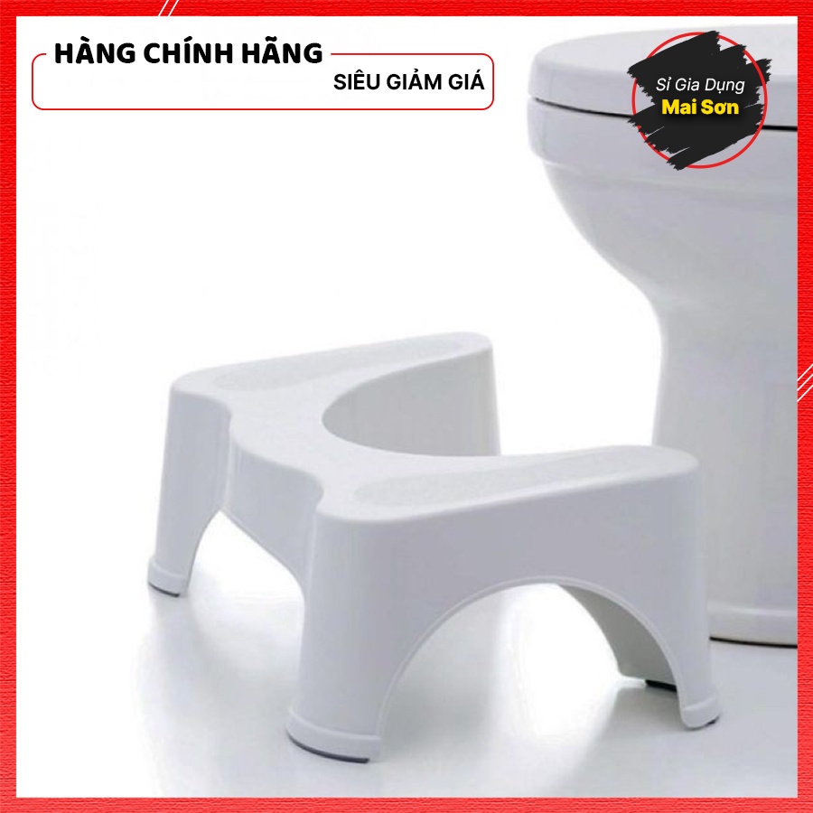 Ghế Kê Chân Toilet Hỗ Trợ Tư Thế Đi Vệ Sinh VIỆT NHẬT Thiết Kế Hiện Đại Nhỏ Gọn Tiện Lợi Tránh Các Bệnh Đường Tiêu Hoá