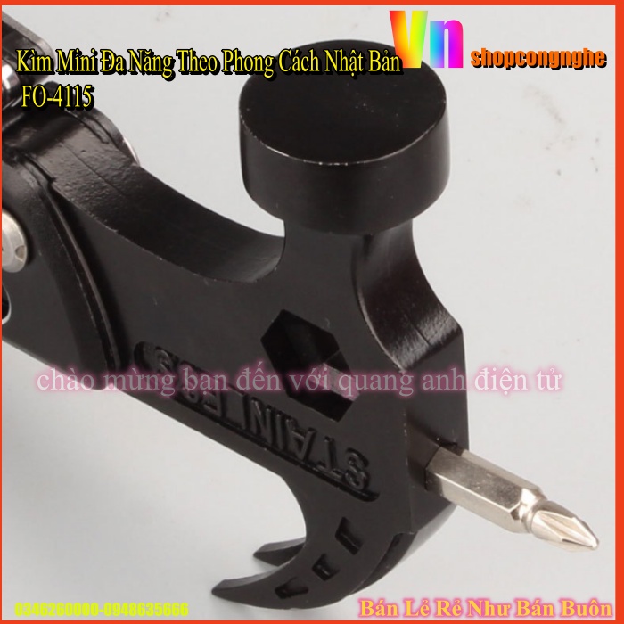 Kìm kết hợp búa kẹp đa năng Fukuoka Tools