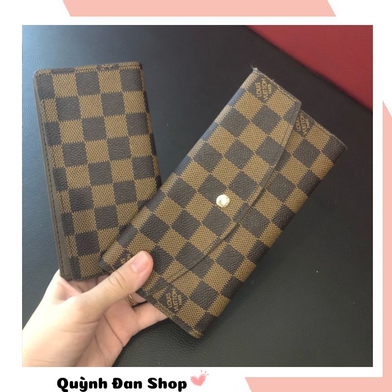 Combo 2 ví nam nữ LV cầm tay hàng hiệu sang trọng nhiều ngăn tiện lợi