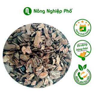 Vỏ thông xay nhuyễn đã qua xử lý kích thước 0.5-1.5cm (hàng chuẩn đẹp) - Túi 1kg