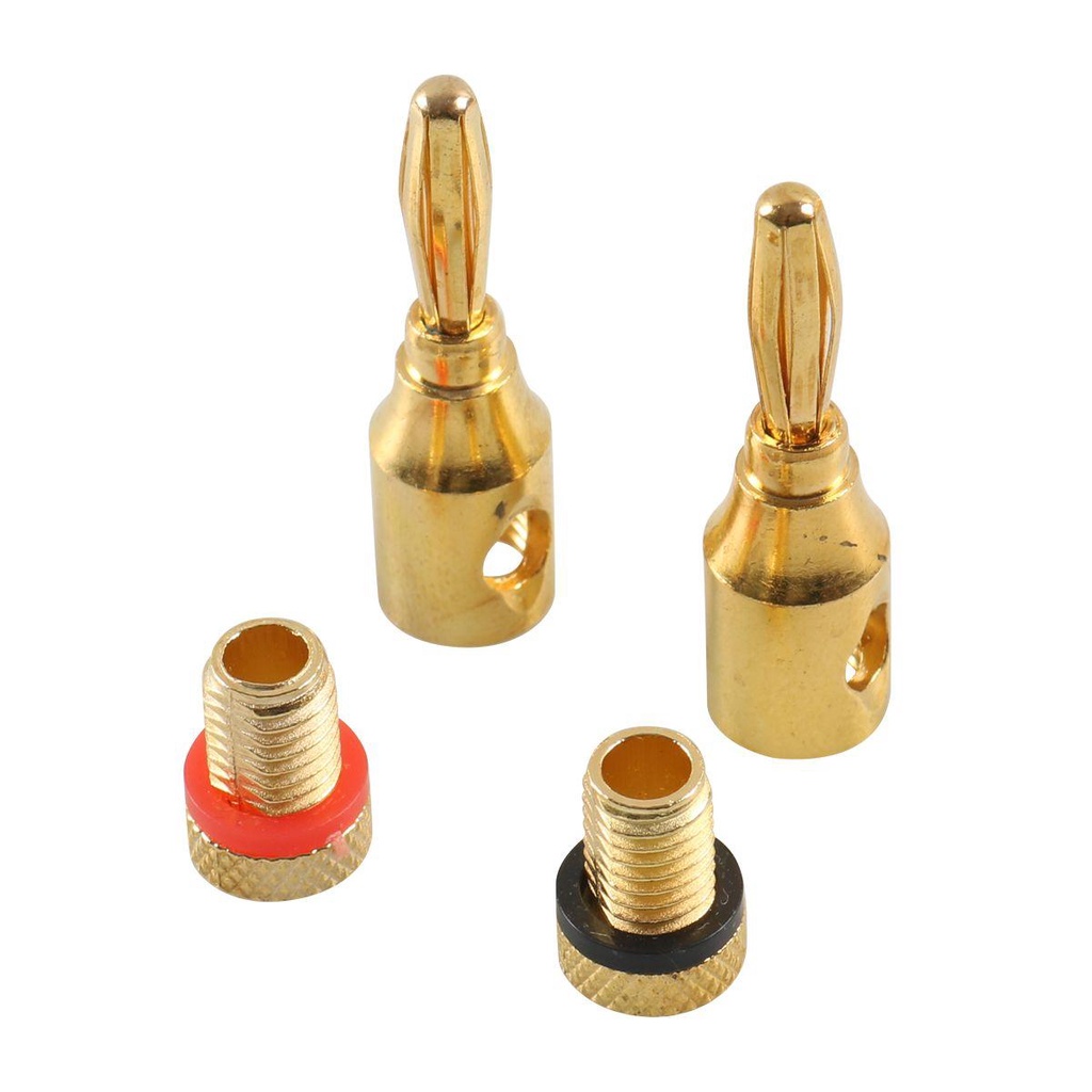 MYRONGVN Bộ 24 Đầu Cắm Bắp Chuối Cho Loa Xe Hơi