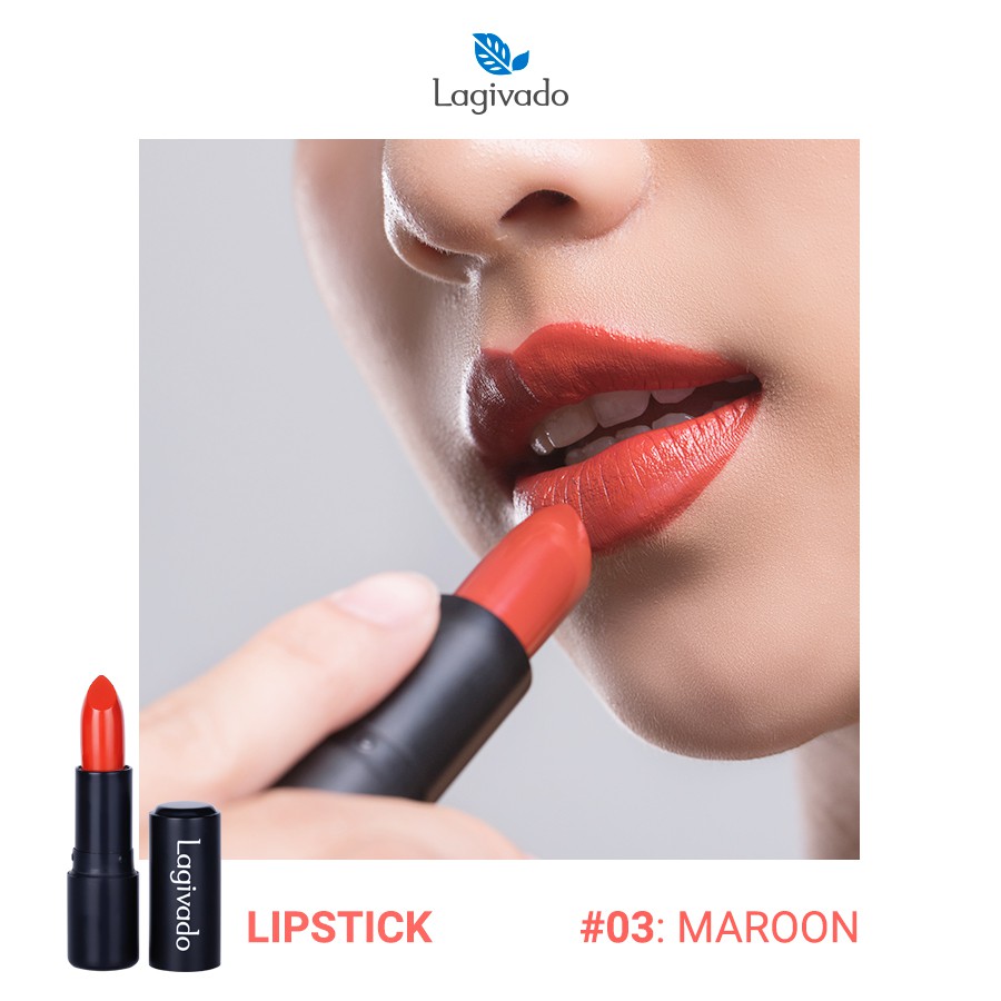 Son dưỡng môi có màu Hàn Quốc Lagivado lên màu chuẩn, bền màu, lâu trôi không gây khô, thâm môi Lip Satin dạng thỏi 3,5g | BigBuy360 - bigbuy360.vn