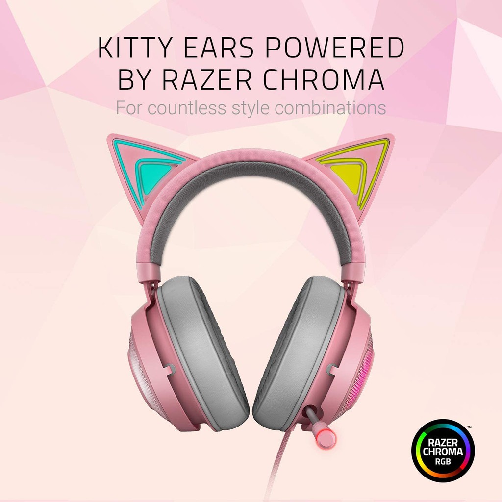 [ GIÁ SỐC ] - [ HOT ] - [ RẺ VÔ ĐỊCH ] Tai nghe Razer Kraken Kitty - Quartz - Chính Hãng Việt Nam - Mới 100% | WebRaoVat - webraovat.net.vn