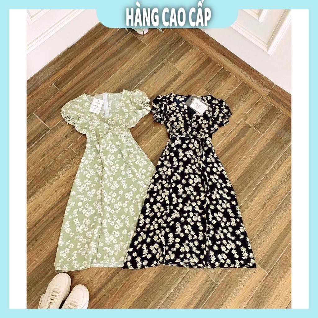 Đầm Nữ - Đầm maxi cúc họa mi xẻ tà duyên dáng (HÀNG SIÊU ĐẸP) | BigBuy360 - bigbuy360.vn
