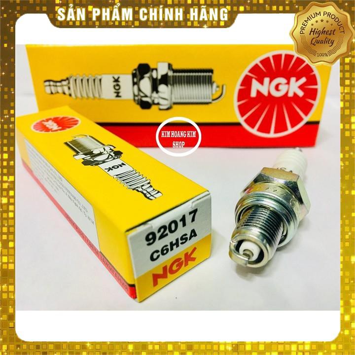 [CHÍNH HÃNG] Bugi NGK C6HSA tiêu chuẩn chân ngắn