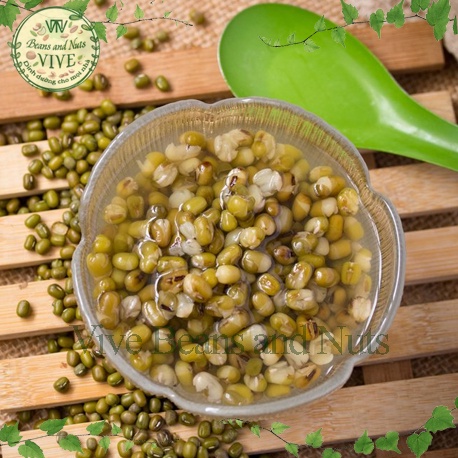 Đậu Xanh cà còn vỏ - túi 1kg hút chân không