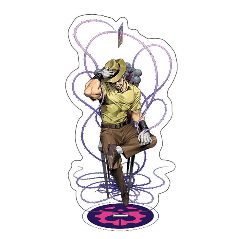 flowersqueen Mô hình acrylic trang trí thiết kế nhân vật anime JoJo's Bizarre Adventure