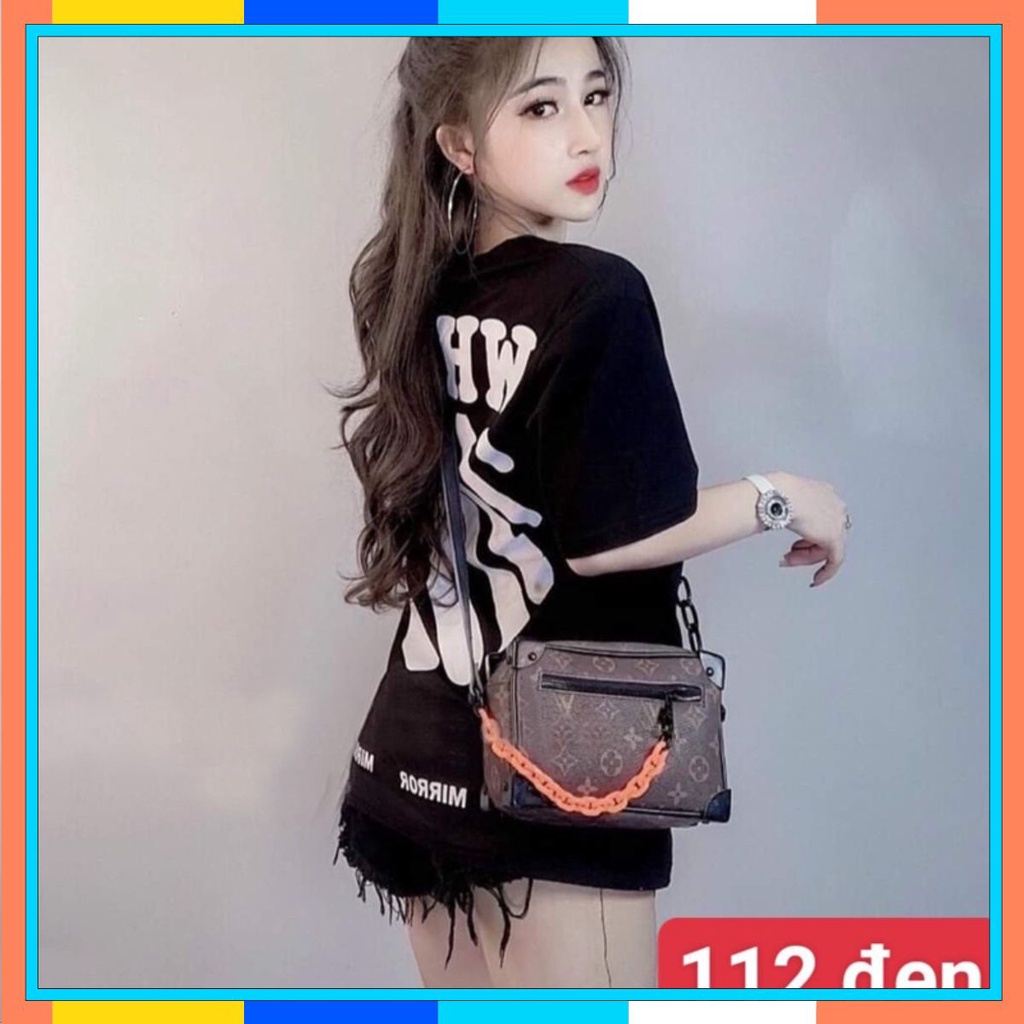 Áo thun nữ form rộng Áo phông nữ tay ngắn chất đẹp, thun cotton, mịn, mát, sành điệu in hình - Mã M112