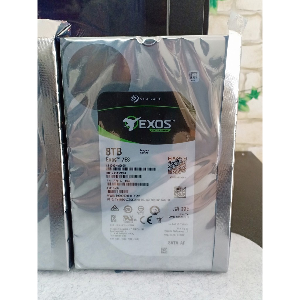 [Mã ELCLMAY giảm 7% đơn 500K] Ổ cứng HDD 3.5inch Seagate Exos 8Tb Sata 3 7200 dòng 256Mb cache | BigBuy360 - bigbuy360.vn