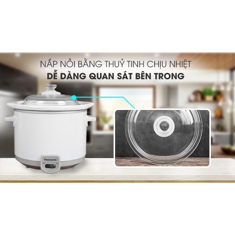 NF-N15SRA - Nồi nấu chậm Panasonic 1.5 lít NF-N15SRA- Hàng chính hãng - Smart House