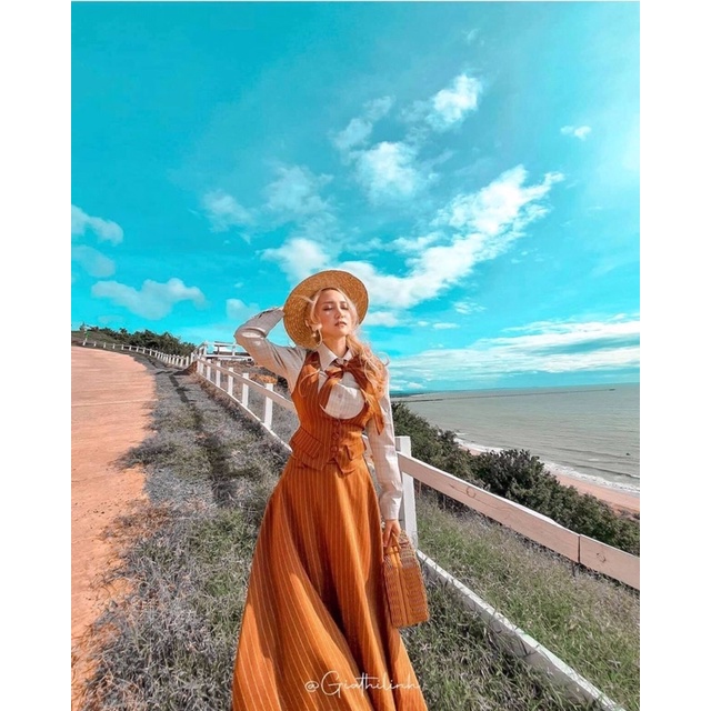 Sét Ghi Lê Vintage Cổ  Cổ Điển Thơi Trang Nữ M198