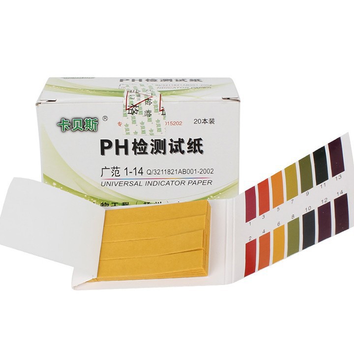 Giấy Quỳ Tím Đo Độ pH Của Nước Từ 1-14 (Hàng Công Ty)