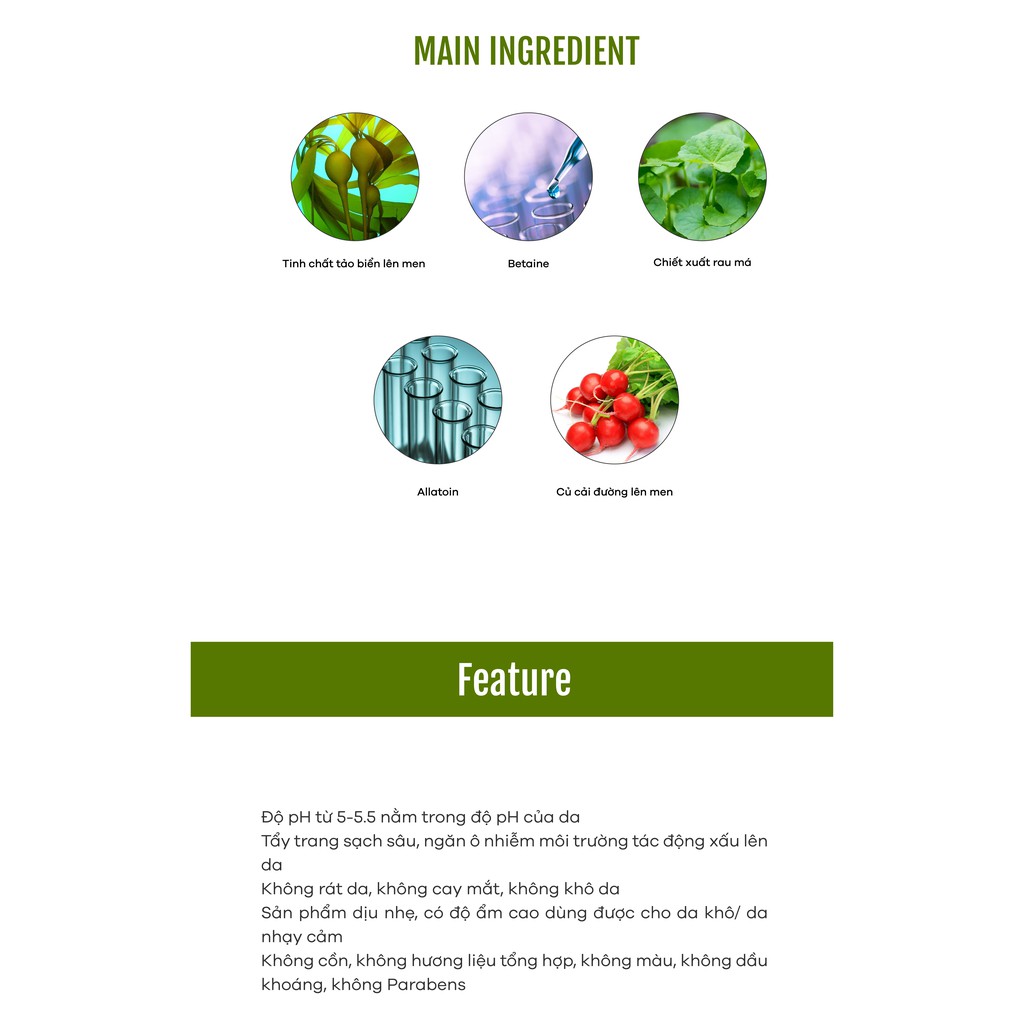 Nước Tẩy Trang Tảo Biển Zakka Naturals Làm Sạch Kép Siêu Tốc Fermented Sea Kelp Micellar Water 500ml | BigBuy360 - bigbuy360.vn