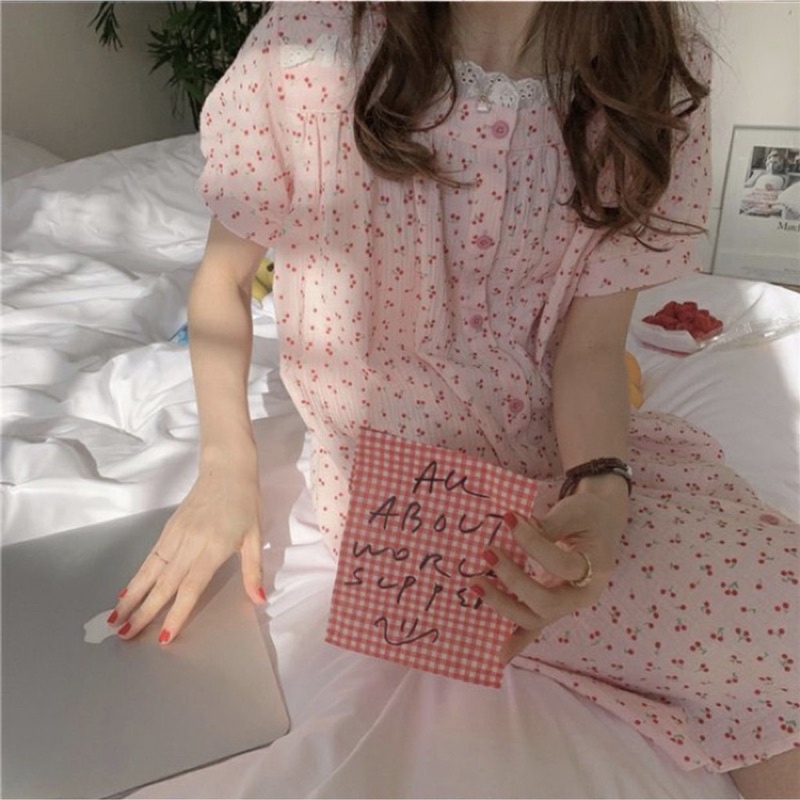 Váy ngủ vải xô nhiều kiểu