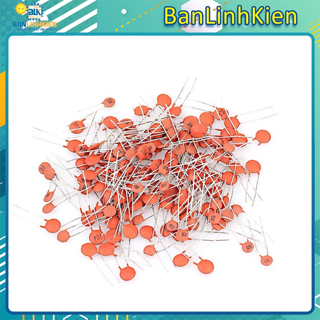 Bộ 10 con tụ gồm đầy đủ các giá trị P/ PF/ nF/ uF | BigBuy360 - bigbuy360.vn