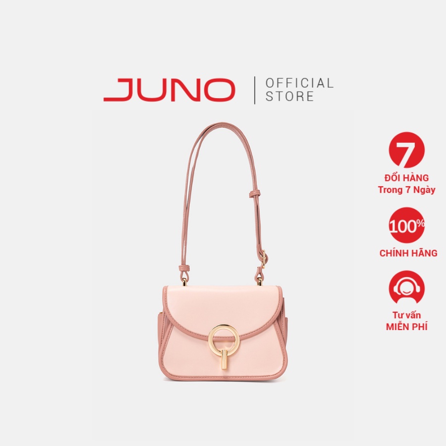 Túi Xách Nhỏ Nữ Thời Trang JUNO Hình Thang Phối Viền TXN570