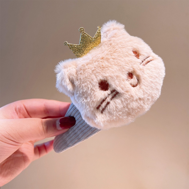 Dây Buộc Tóc Đuôi Ngựa Hình Mèo Nhồi Bông Đáng Yêu Giá Đỡ