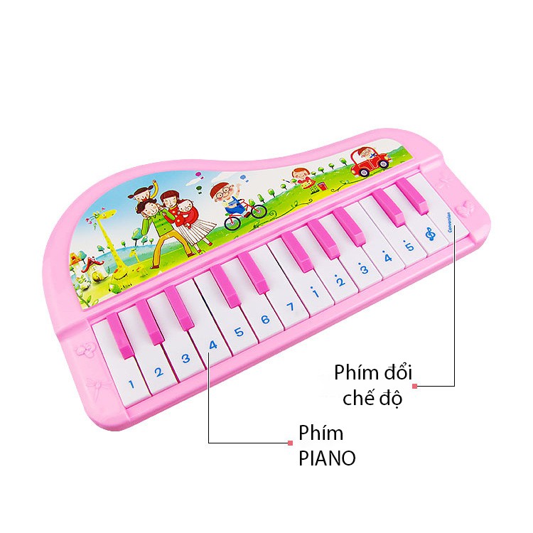 Đàn organ điện tử phát nhạc 24 phím cho bé