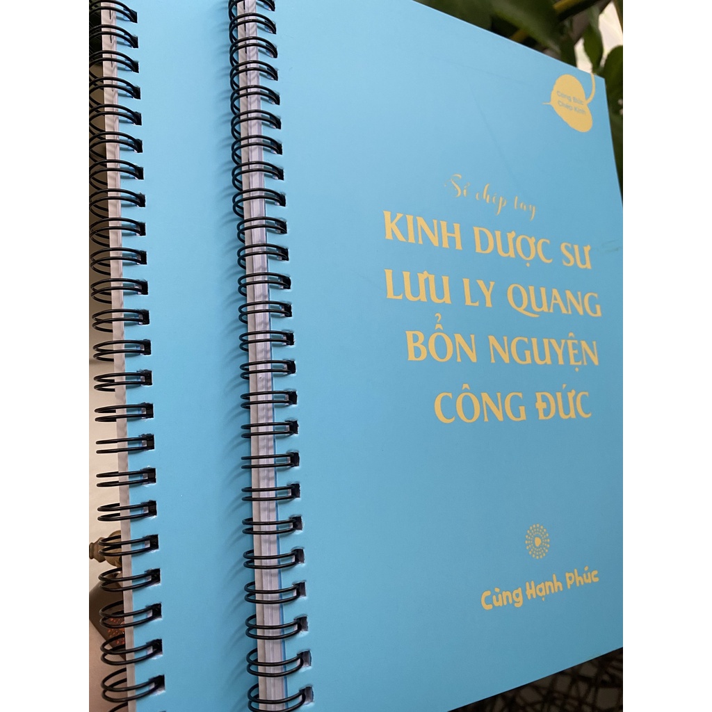 Tập vở chép Kinh Dược Sư bìa mềm