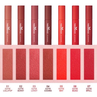 Son kem the skin face siêu lì siêu mịn không khô môi chuẩn auth
