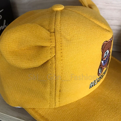Mũ lưỡi trai cho bé gấu Moschino dễ thương từ 1-3 tuổi