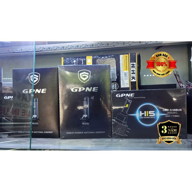 Bóng Đèn Pha Led GPNE Xe Bán Tải Ford Ranger Siêu Sáng Chính Hãng- Bộ 02 Bóng Led Pha Ô Tô - Bảo Hành 3 Năm