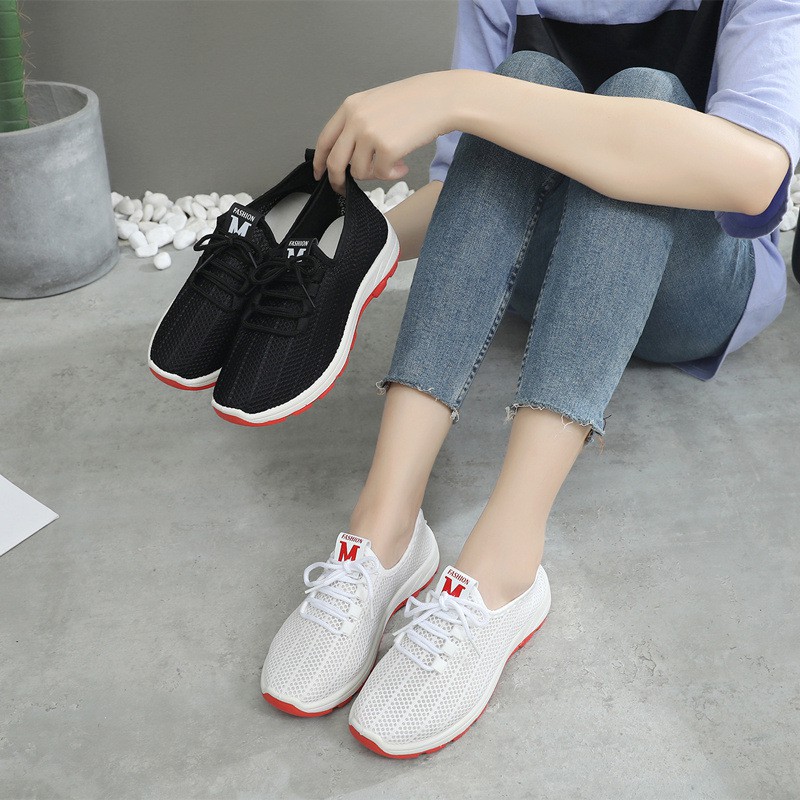 Giày sneaker nữ thoáng khí form chuẩn cao cấp nhiều màu V197